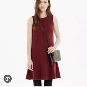 Madewell Burgundy Wool Dress Size 8